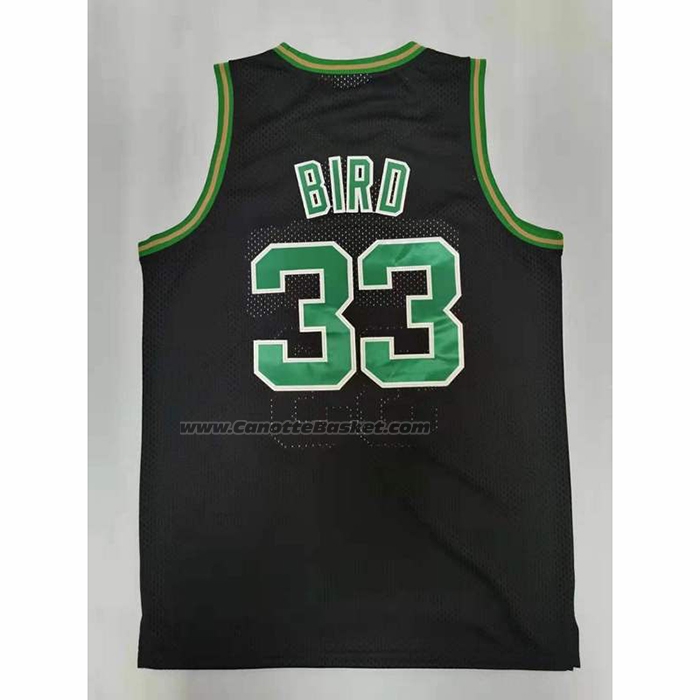 Maglia Boston Celtics Larry Bird NO 33 Mitchell & Ness 1985-86 Nero